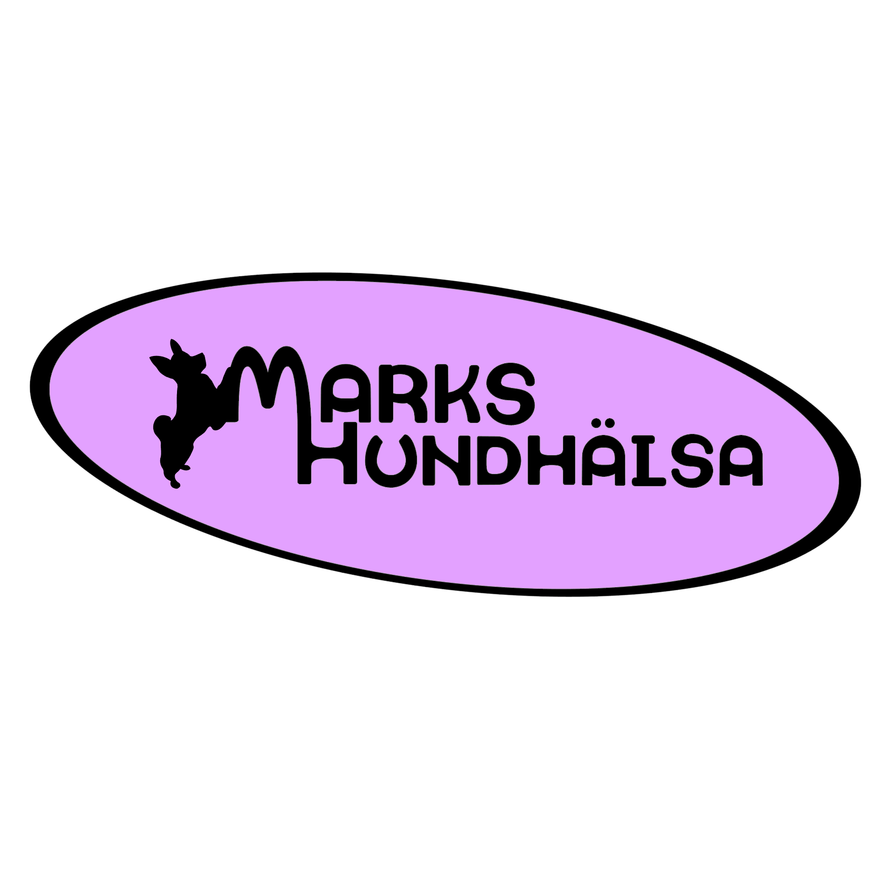 Logga Marks Hundhälsa transparent bakgrund